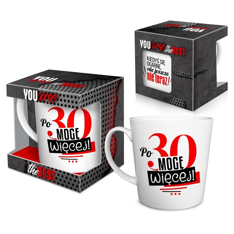 Kubek ceramiczny 480ml NBC 30 mogę więcej!