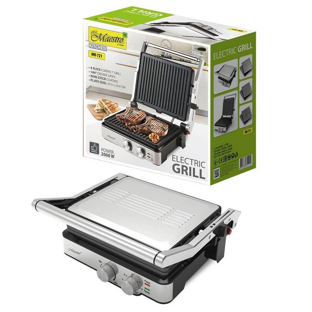 Grill elektryczny Maestro 3w1 2000W MR-721