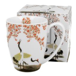 Kubek ceramiczny 350ml Sakura i Żurawie