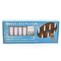 Świece LED 10 z pilotem