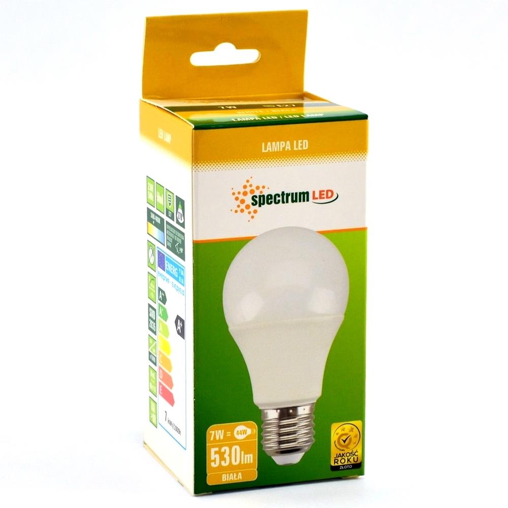 Żarówka LED 7W E27 530Lm Spectrum