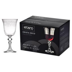 Kieliszki do wina 220ml 6szt Krosno Krista Deco