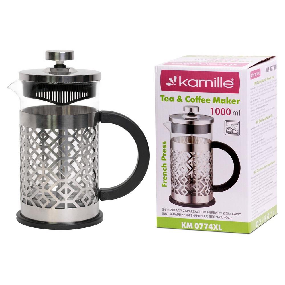 Dzbanek zaparzacz 1000ml Kamille KM0774L koronka