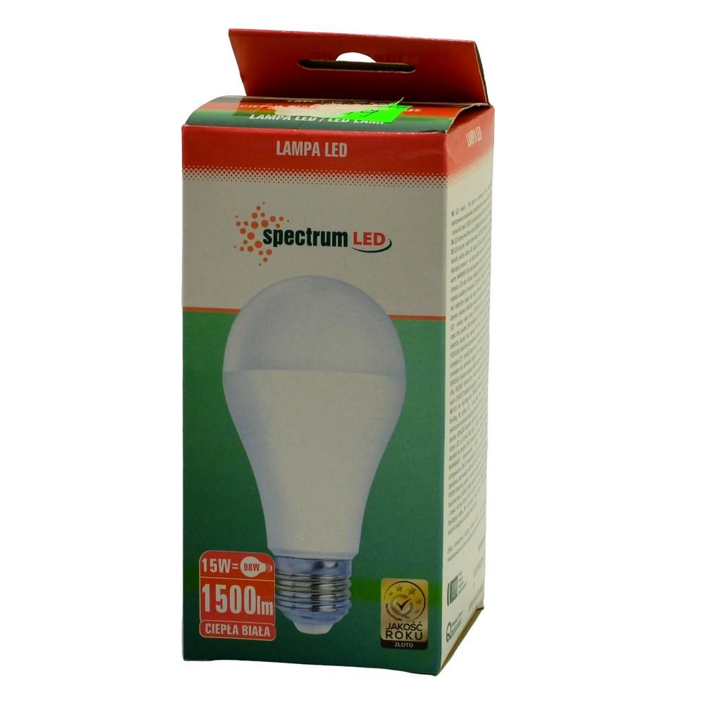 Żarówka LED 15W E27 1500Lm Spectrum ciepła biała