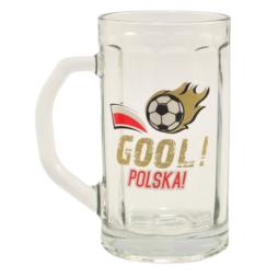 Kufel szklany 500ml "Gool! Polska!"