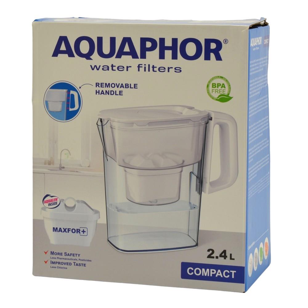 Dzbanek Aquaphor Kompakt 2,4L biały + wkład Maxfor Plus