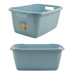 Miska plastikowa 52L 65x44x28cm Keeeper nordic blue