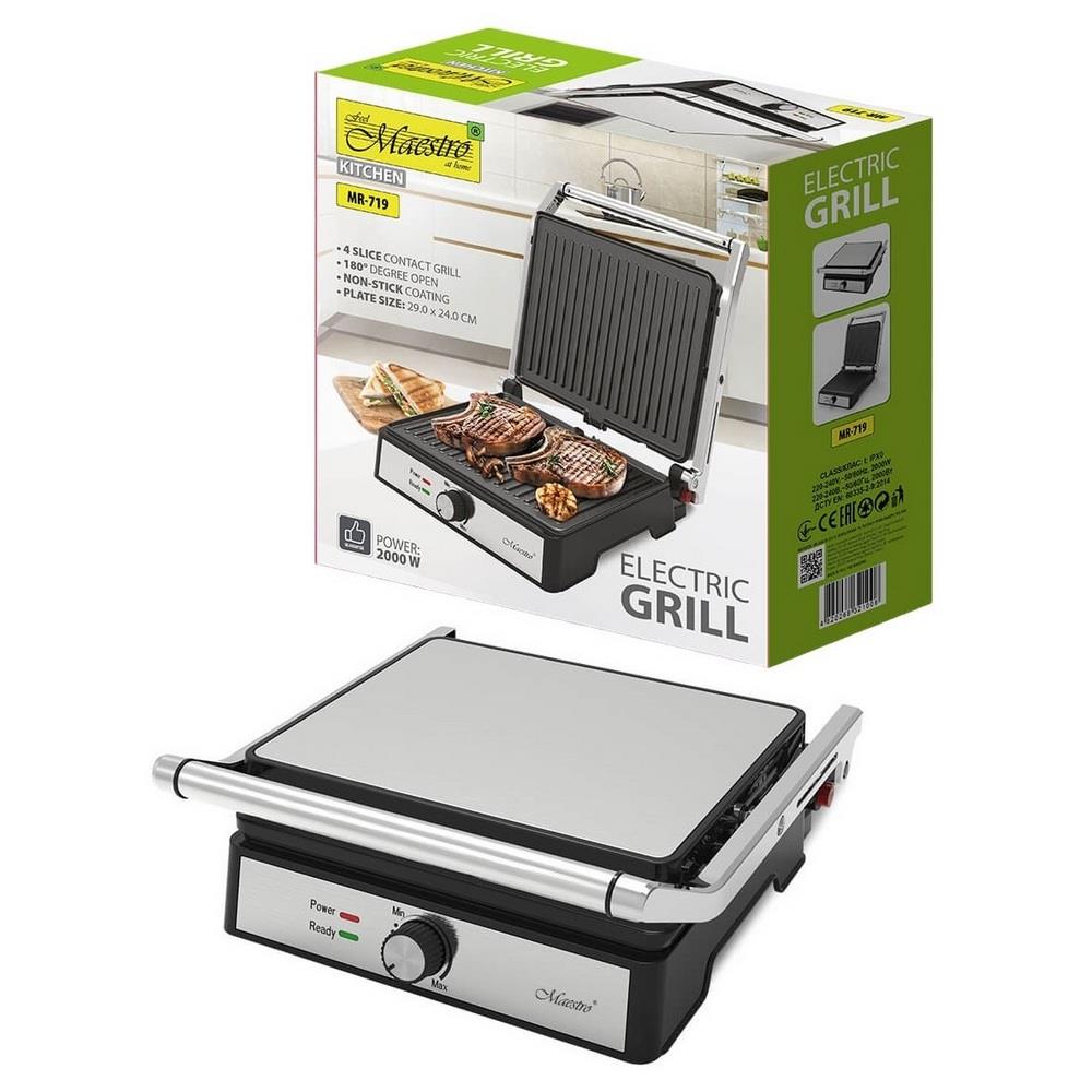 Grill elektryczny Maestro 2000W MR-719