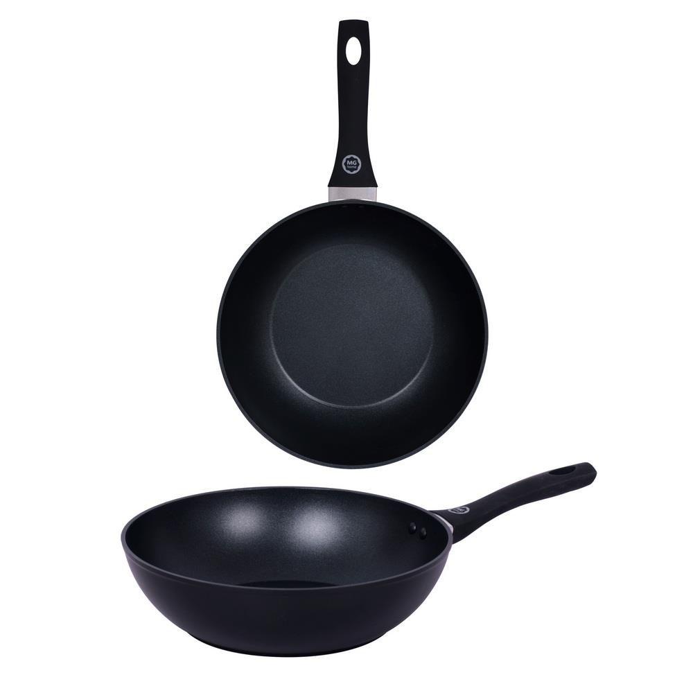 Patelnia 28cm MG Home Wok z pokrywką