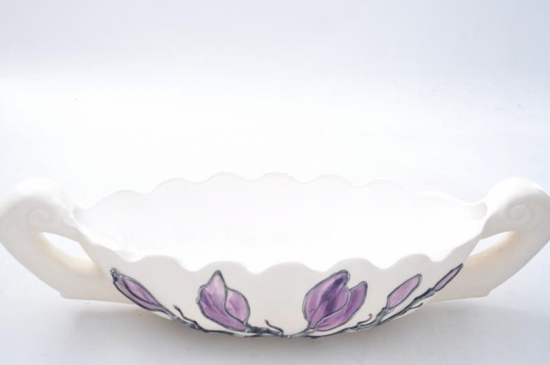 Patera owocarka ceramiczna Magnolia 44x14cm