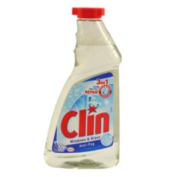 Płyn do szyb CLIN 500ml antypar zapas