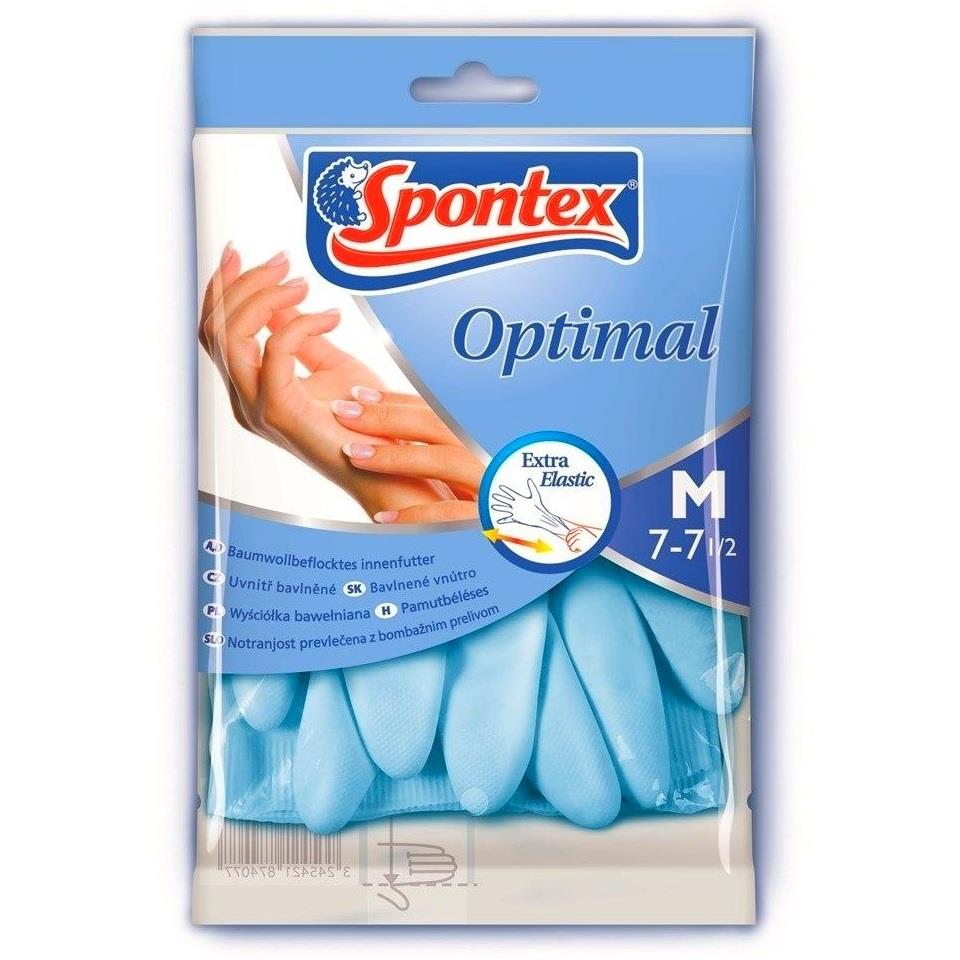 Rękawice domowe Spontex Optimal M