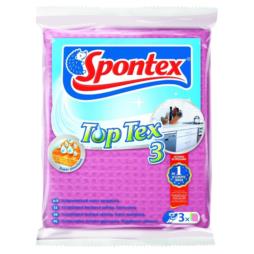 Ściereczki gąbczaste Spontex TopTex 3 sztuki