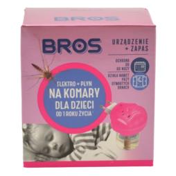 Elektro +płyn na komary dla dzieci 45ml Bros