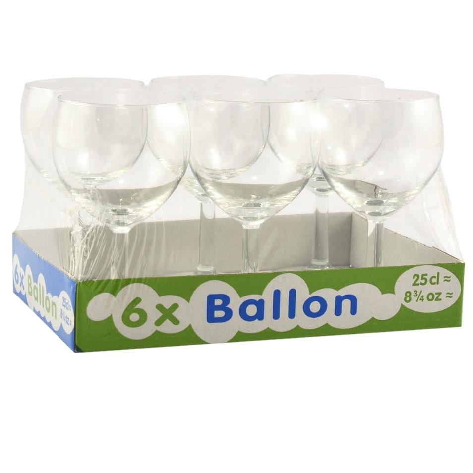 Kieliszki do wina 250ml 6szt Ballon