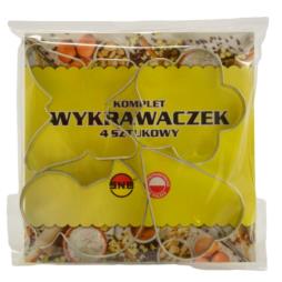 Wykrawaczki do ciastek 4szt mix