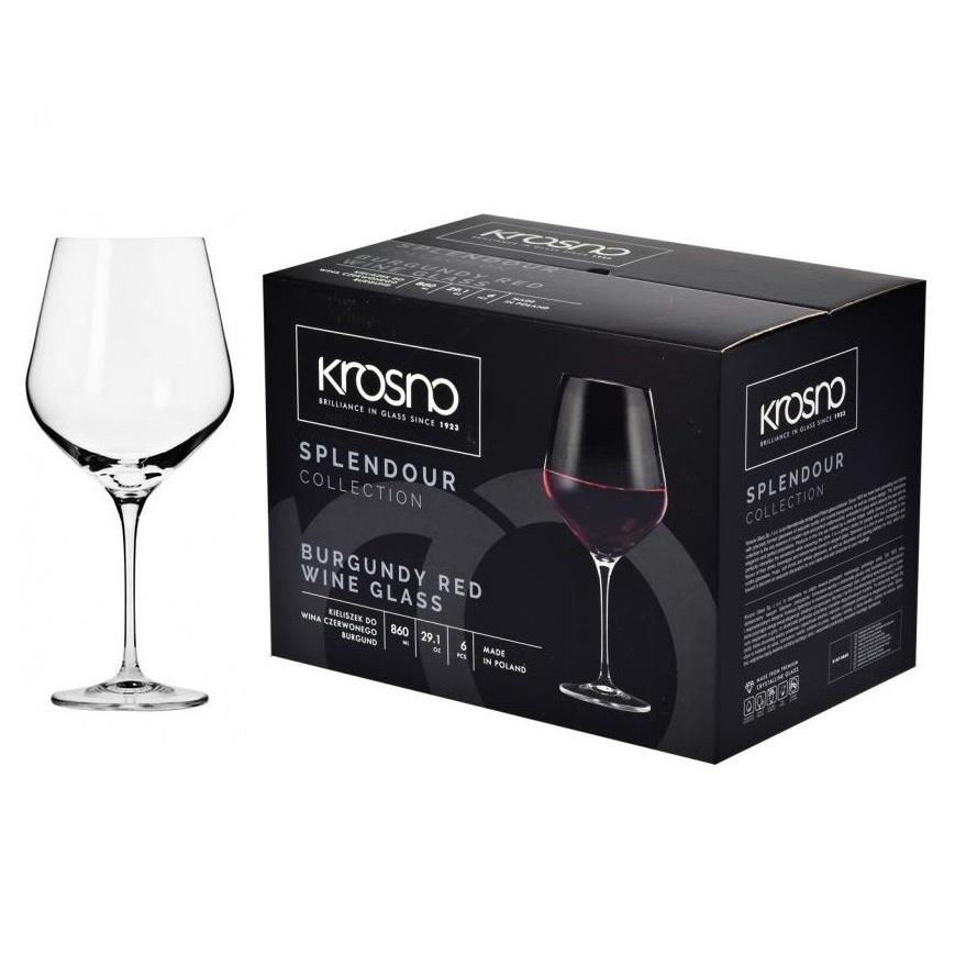 Kieliszki do wina 860ml 6szt Krosno Splendour