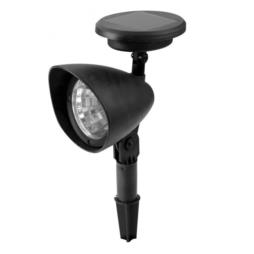 Lampa solarna czarna plastikowa 26cm 0663