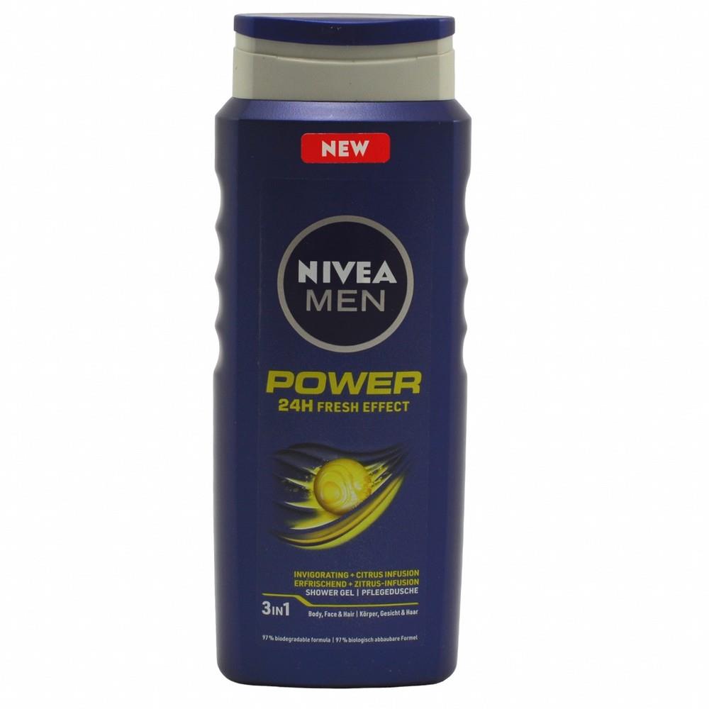 Żel pod prysznic NIVEA 500ml Power Fresh Men