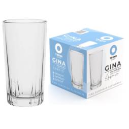 Szklanki 385ml 4szt Gina long drink Trend Glass