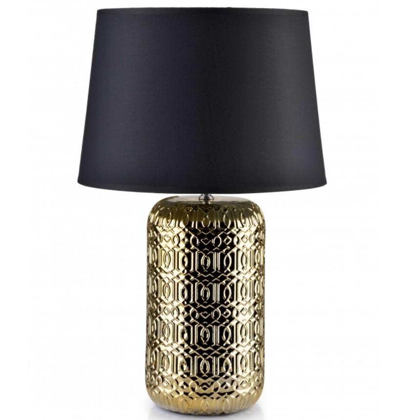 Lampa z abażurem 53cm Lena Gold 4027