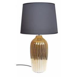 Lampka nocna/abażur 58cm złoty/czarny 9189