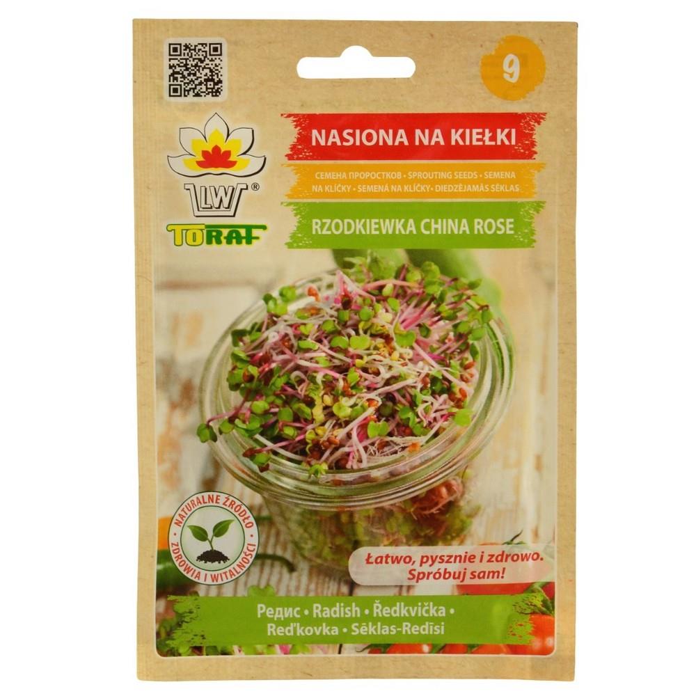 Nasiona Rzodkiewka China Rose20g na kiełki