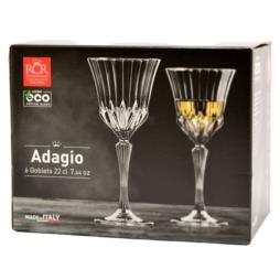 Kieliszki do wina 220ml 6szt Adagio RCR