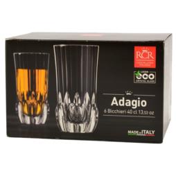 Szklanki 400ml 6szt Adagio wysokie RCR