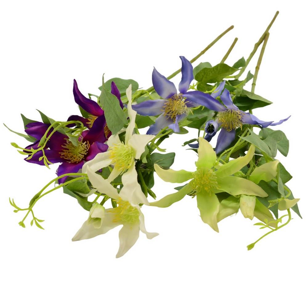 Kwiat sztuczny Clematis 65cm 07.3092