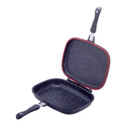 Patelnia grill 32x24cm dwustronna Kamille KM4432