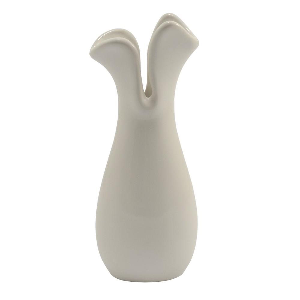 Wazon ceramiczny Tulipan 24cm biały C-685szb