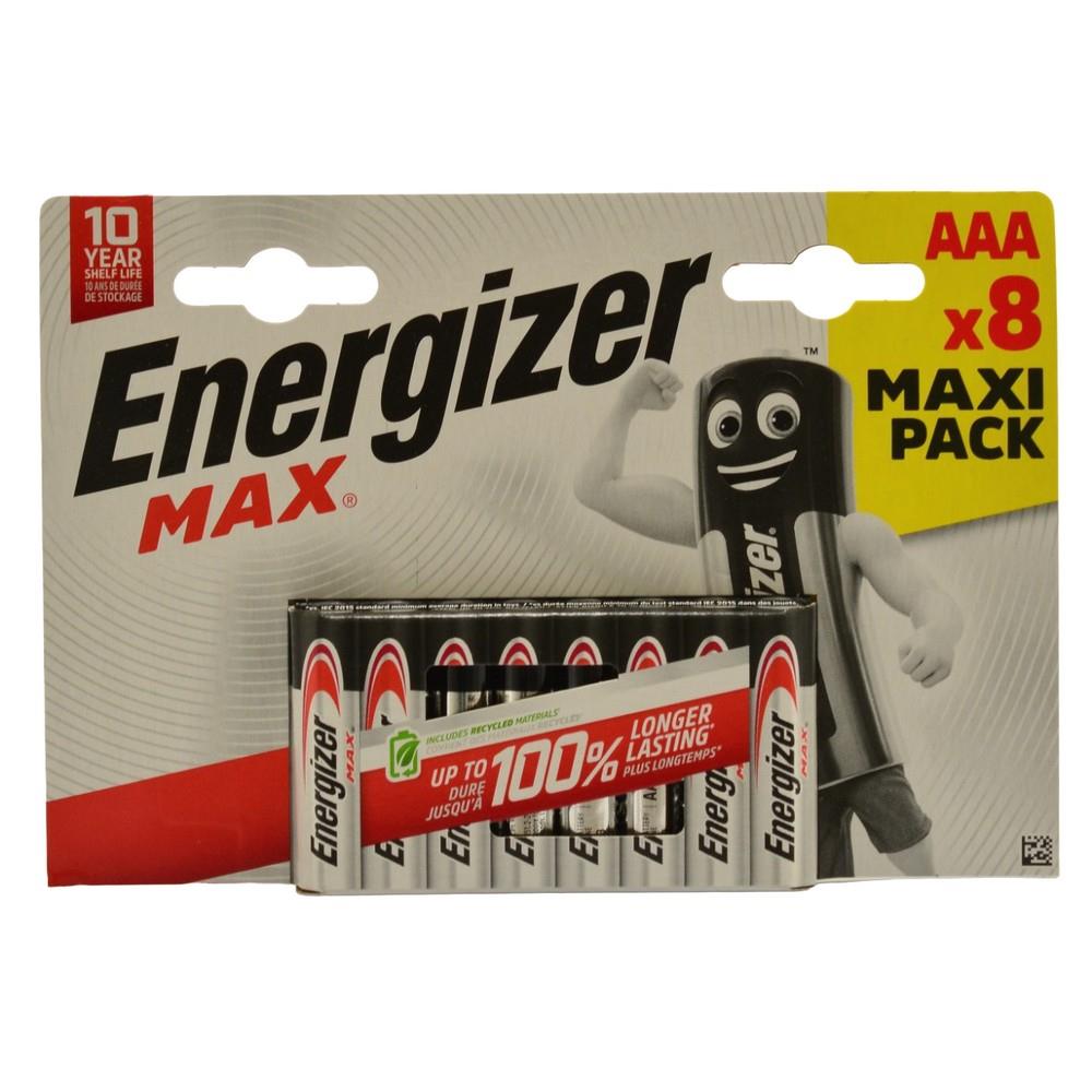 Baterie Energizer AA 8szt LR03 1,5V MAX