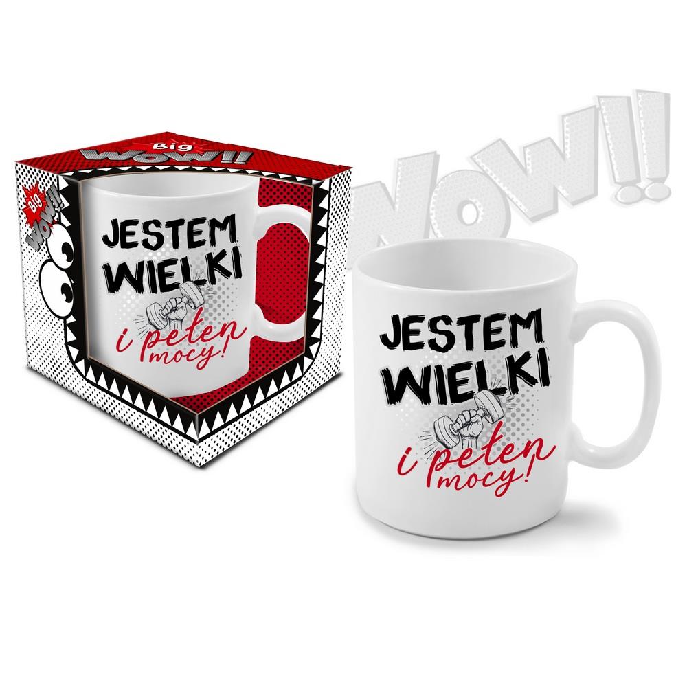 Kubek 800ml Big Boss Big Wow "Jestem wielki i pełen mocy"