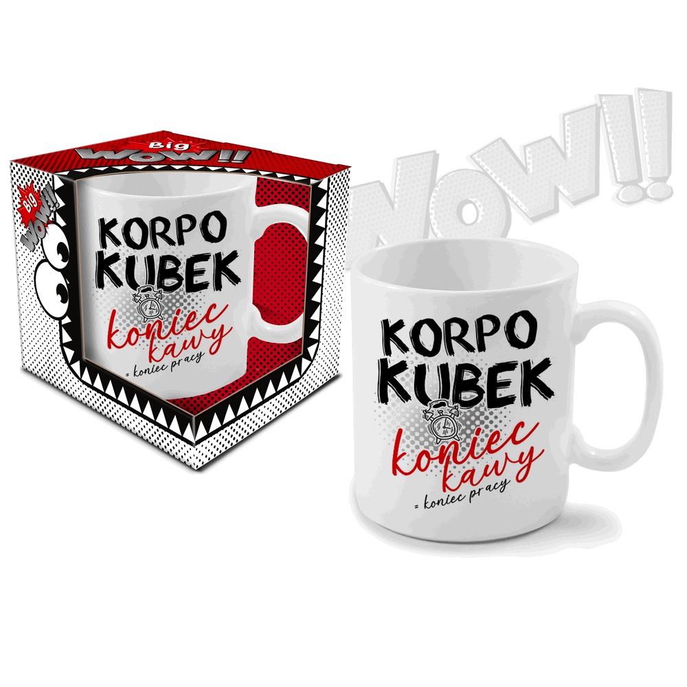 Kubek 800ml Big Boss Big Wow "Korpo kubek, koniec kawy"