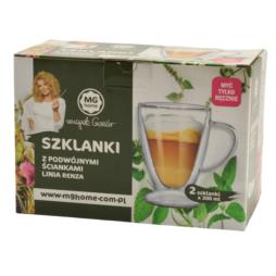 Kubki termiczne Renza 2 sztuki 300ml Latte podwójne ścianki