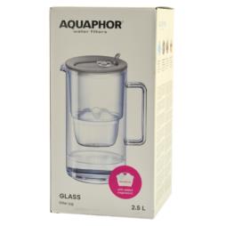 Dzbanek Aquaphor Glass 2,5L szary szklany +wkład maxfor