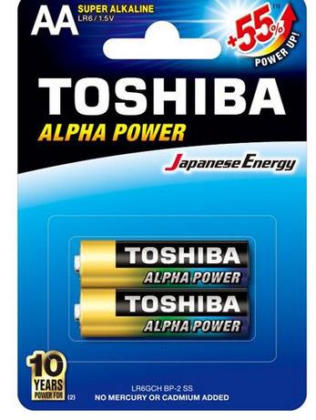 Bateria TOSHIBA ALKALINE LR06/2 1 sztuka