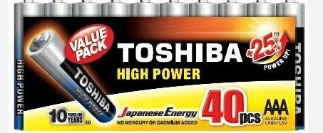 Bateria TOSHIBA ALKALINE LR03/2