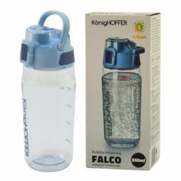 Bidon tritanowy z ustnikiem 550ml Falco niebieski