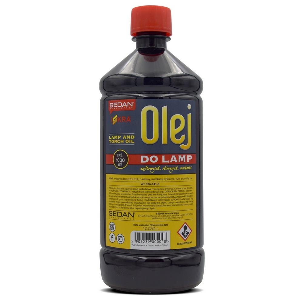 Olej do lamp 1000ml parafinowy