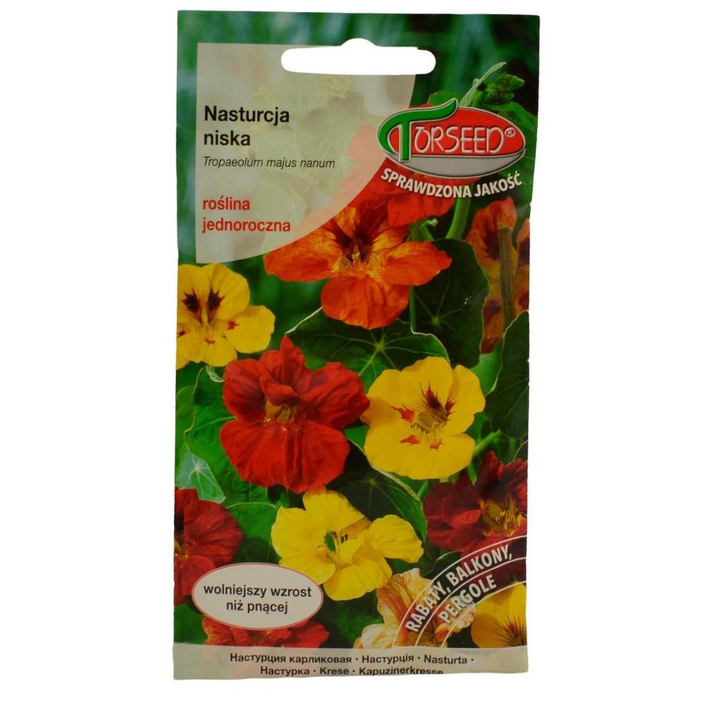 Nasiona Nasturcja niska Tropaeolum majus 5g