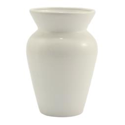 Wazon ceramiczny Baryłka biały 20x13cm