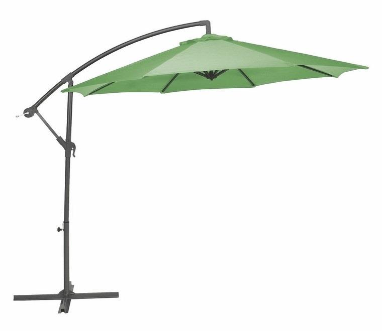 Parasol ogrodowy 3m 48117 boczny zielony