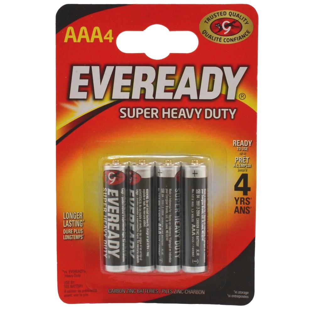 Baterie Eveready Super AAA R3 4szt 1,5V