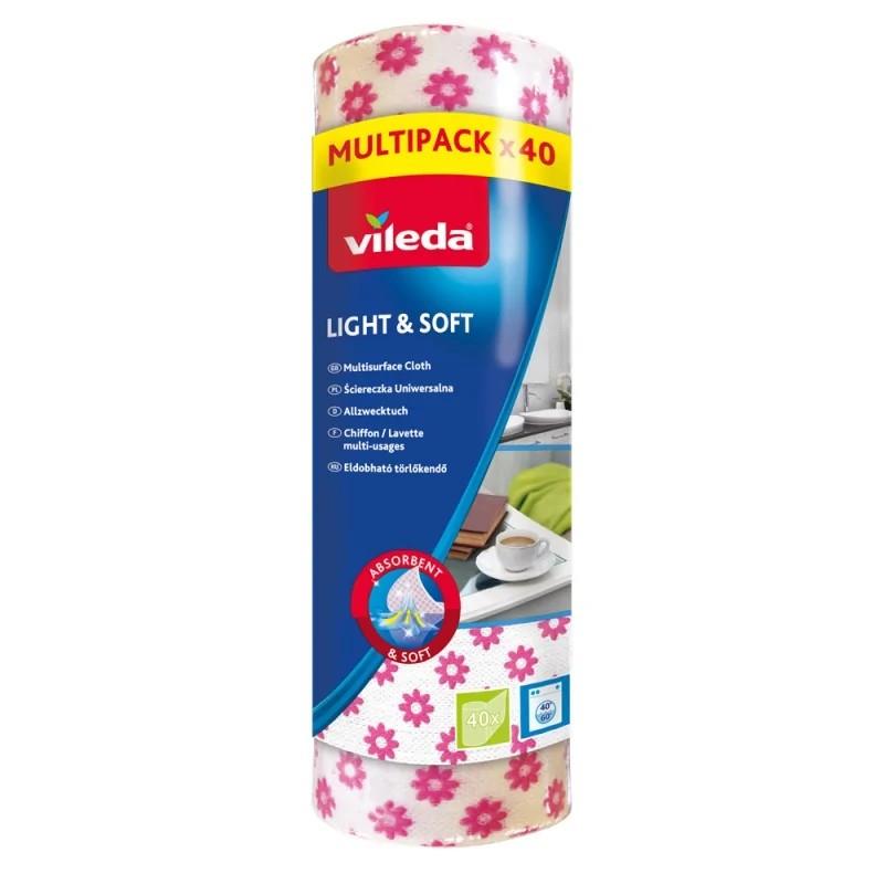 Ściereczki Vileda Light&Soft rolka 40szt