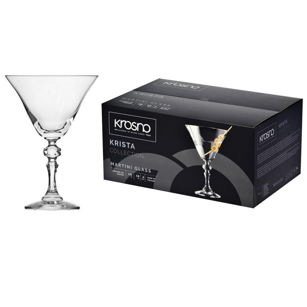 Kieliszki do martini 170ml 6szt Krosno Krista