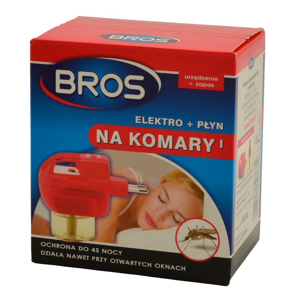 Elektrofumigator BROS +płyn na komary 40ml BROS 45 nocy