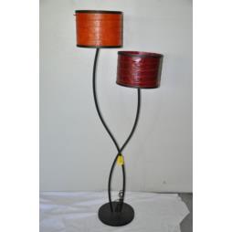 Lampa stojąca 160cm 8333 2 abażury,,