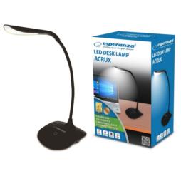 Lampka biurkowa 14 LED Esperanza Acrux czarna ELD103K